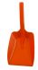 Handschaufel mit weichem Griff, 580 mm lang, 320 x 260 mm Blatt, orange