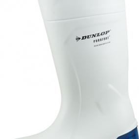 DUNLOP PUROFORT MULTI GRIP SAFETY Stiefel, PU, weiß, mit Stahlkappe, Größe 41